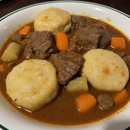 Beef Stew with Dumplings