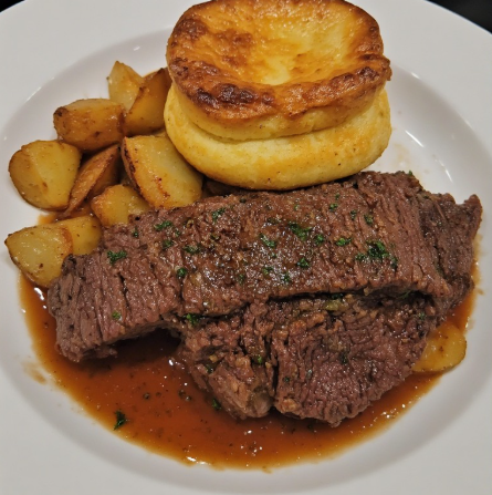Sunday Roast (Beef with Yorkshire Pudding)