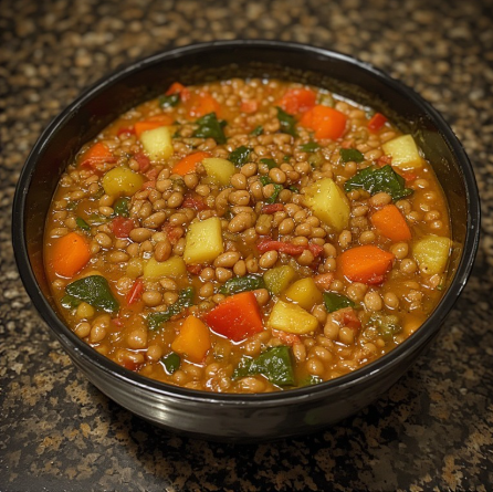 Lentil & Vegetable Stew (Veggie High-Protein)