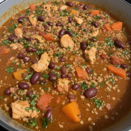Mexican Chicken Stew with Quinoa & Beans