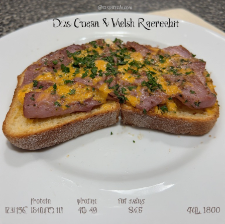 High-Protein Cheese & Ham Welsh Rarebit
