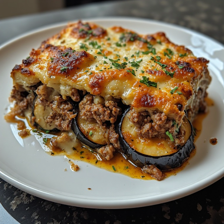 Lamb & Aubergine Moussaka-Style Bake