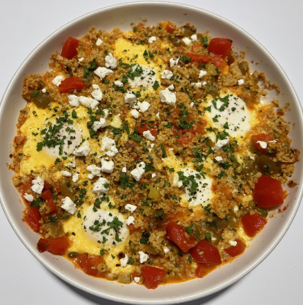 Slow Cooker Egg & Veggie Shakshuka-Style
