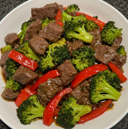 Beef Stir-Fry with Peppers & Broccoli