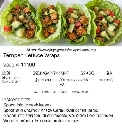 Tempeh Lettuce Wraps