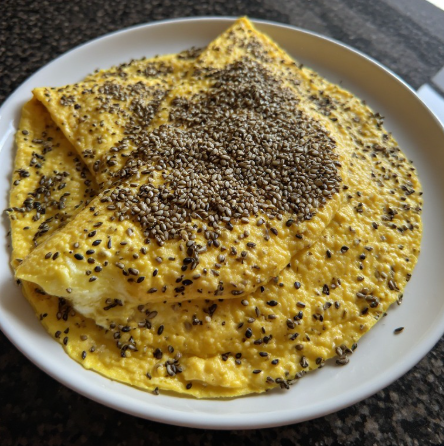 Chia & Hemp Seed 'Omelette'