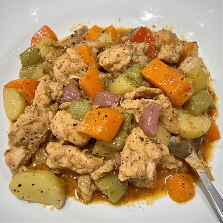 Slow Cooker Chicken & Vegetable Casserole