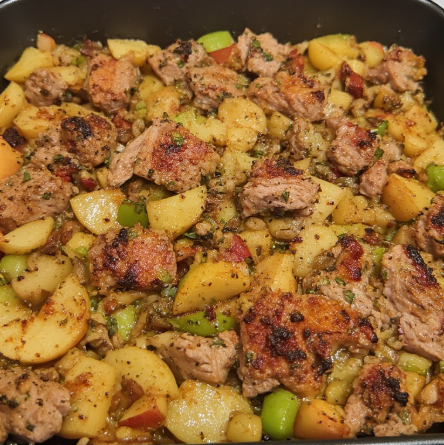 Pork & Apple One-Pan Bake