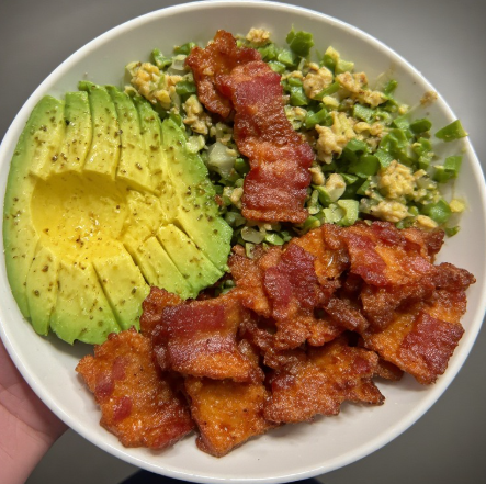 Tempeh Bacon & Avocado Bowl