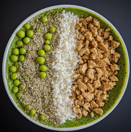 Edamame & Tofu Green Smoothie Bowl