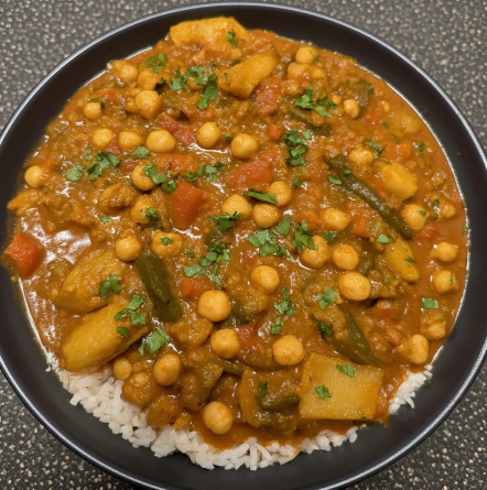 Vegetarian Chickpea & Veg Curry