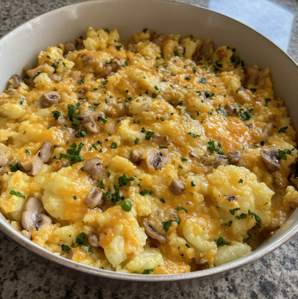Nutritional Yeast & Mushroom 'Risotto' (Cauli Base)