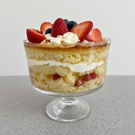Trifle with Sponge Layers