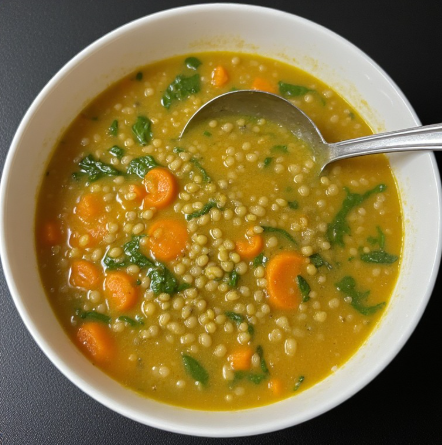 One-Pot Golden Turmeric Lentil & Vegetable Soup