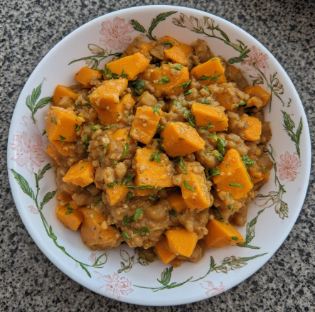 One-Pot Peanut Butter & Sweet Potato Stew