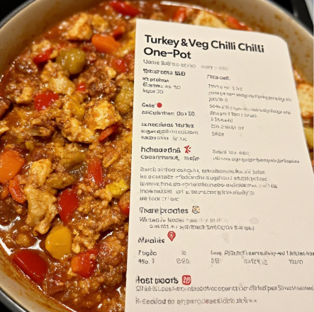 Turkey & Veg Chilli (One-Pot)