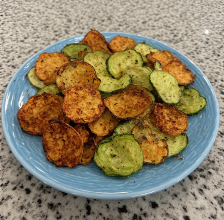Zendaya-Inspired Homemade Veggie Chips (Baked)