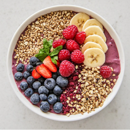 Zendaya-Inspired Protein-Boosted Smoothie Bowl