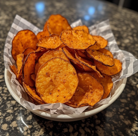Zendaya-Inspired Homemade Sweet Potato Chips