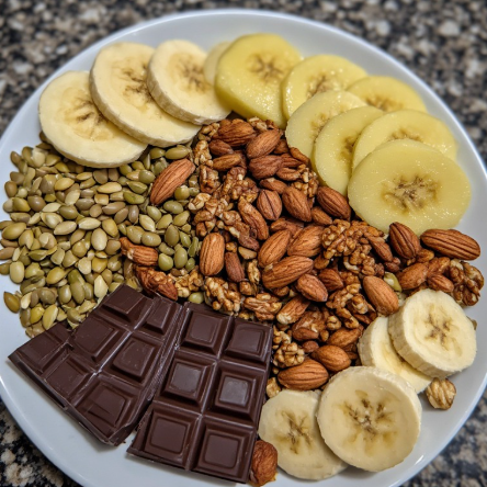 Zendaya-Inspired Dark Chocolate & Nuts Snack Plate