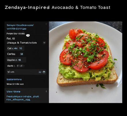 Zendaya-Inspired Avocado & Tomato Toast