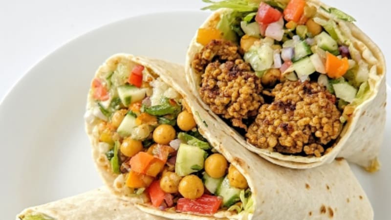 Israeli Falafel Wrap