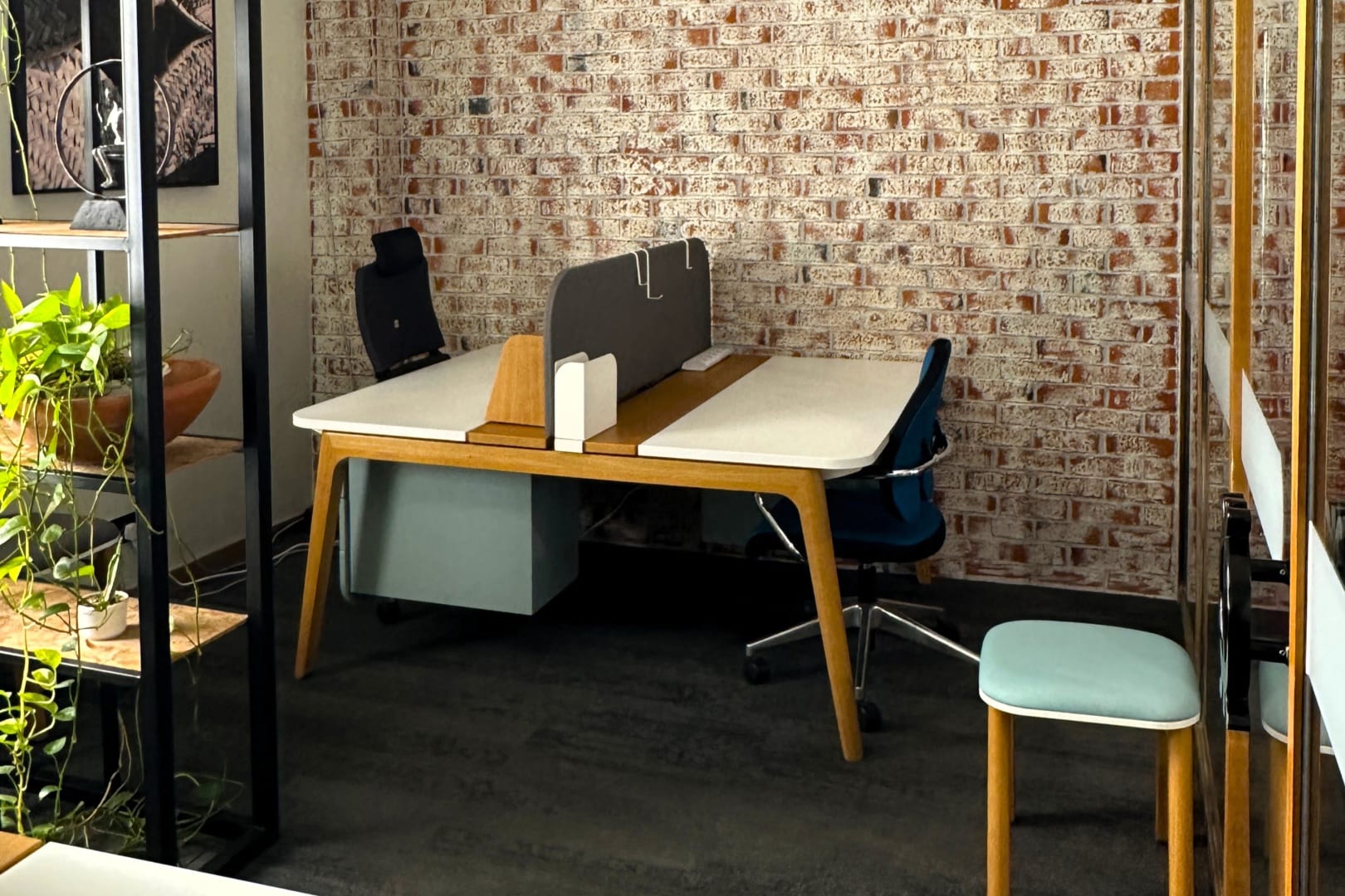 Dedicated shared office desk