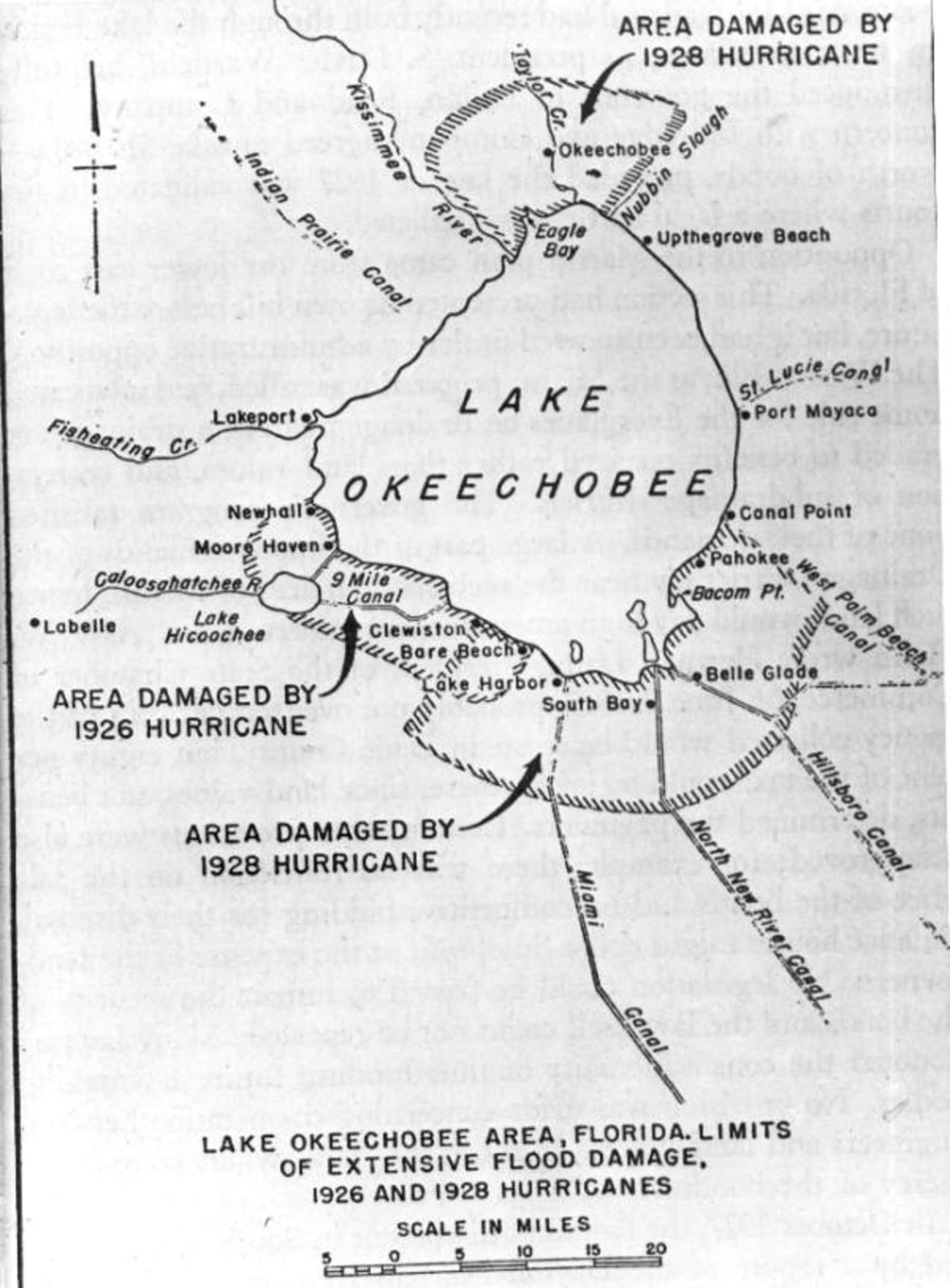 Tracing the Devastation: A Historical Assessment of the 1926 and 1928 Disasters of the Hurricane's impacting Lake Okeechobee