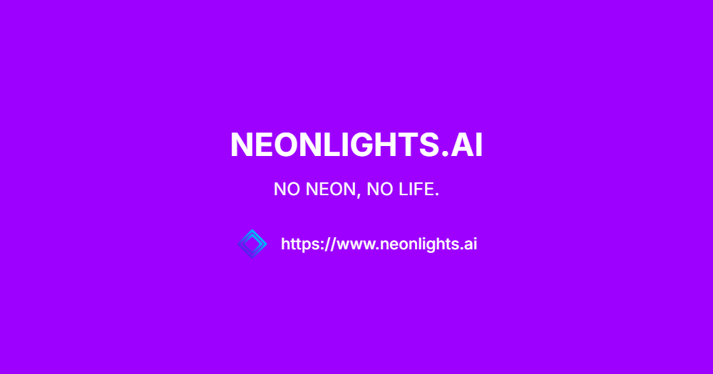 Neonlights AI banner