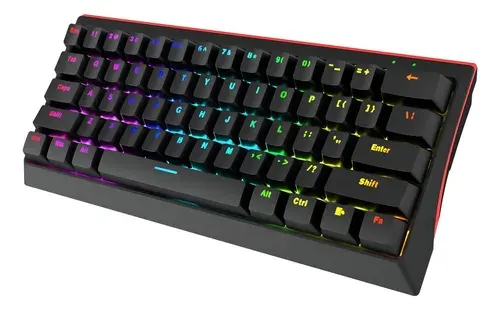 Teclado Mecánico Marvo 60% KG962 RGB sw blue