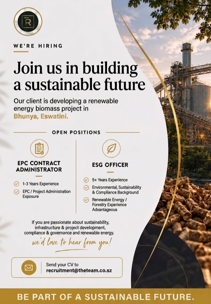 EPC Contract Admnistrator and ESG Officer