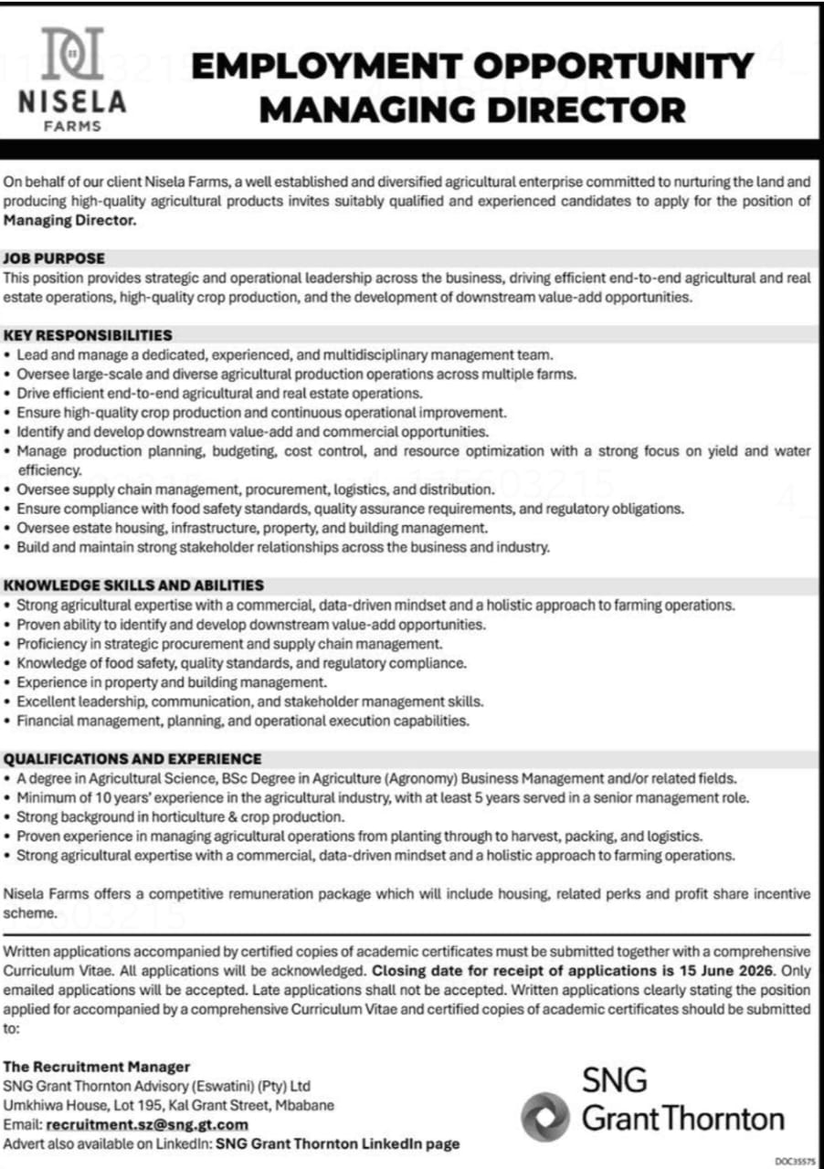 Managing Director