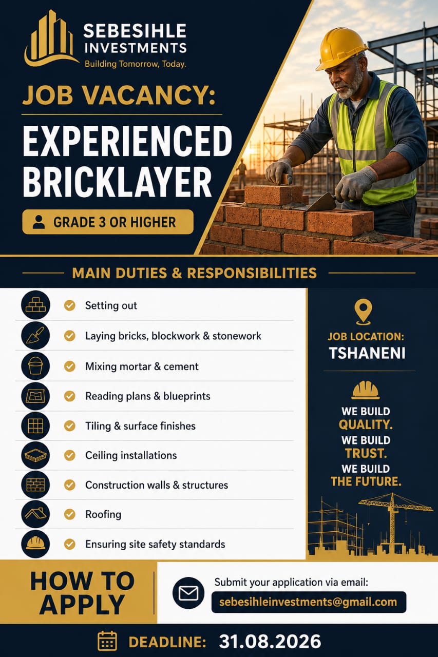 Experienced Bricklayer