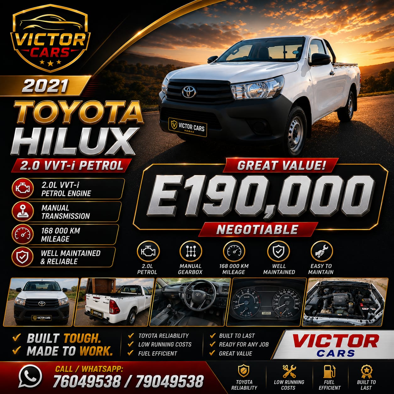 Toyota Hilux 2.0 VVT-i Petrol
