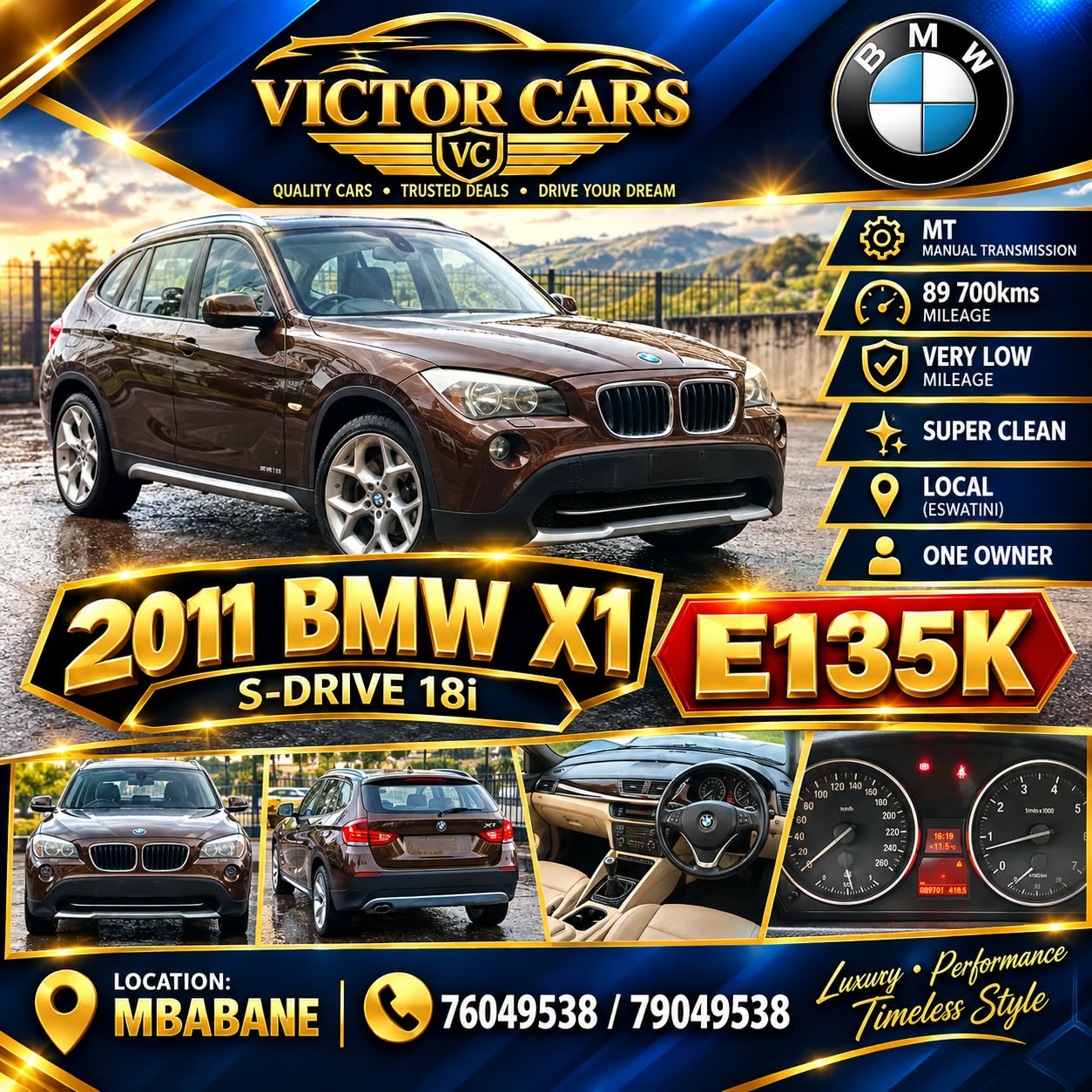2011 BMW X1 S-Drive 18i