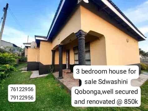 3 Bedroom House for Sale at Sdwashini Qobonga