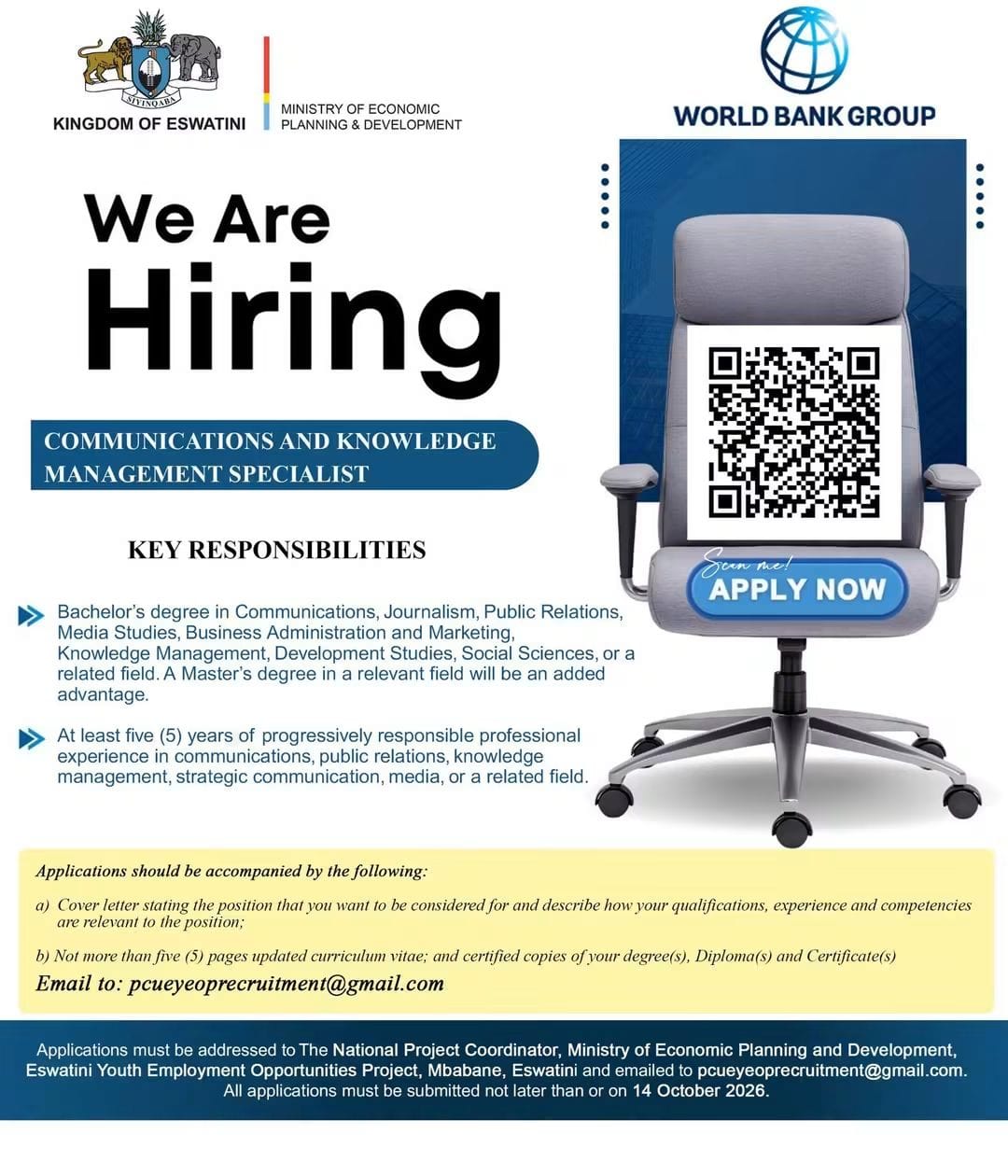 Communications And Knowledge Management Specialist