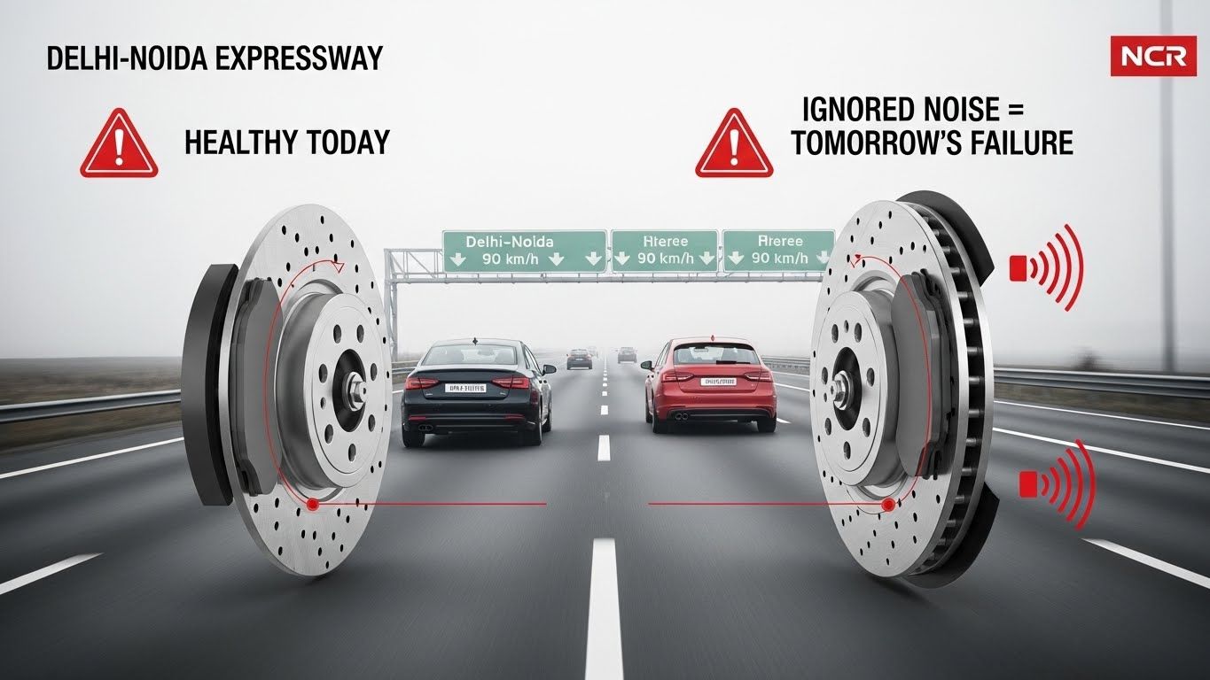 Why Ignoring a Small Brake Noise Is Risky on Delhi–Noida Expressways  Meta Title