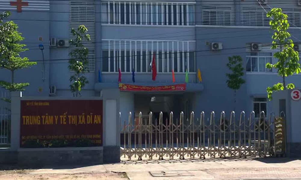Khuôn viên Bệnh viện Đa khoa Dĩ An