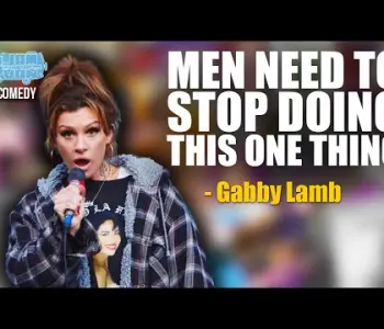 Thumbnail for This female comedian wants men to stop making eye contact...
