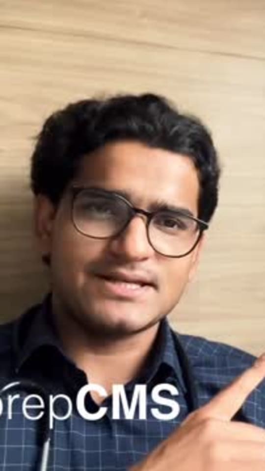 A doctor talking about preparing for UPSC CMS