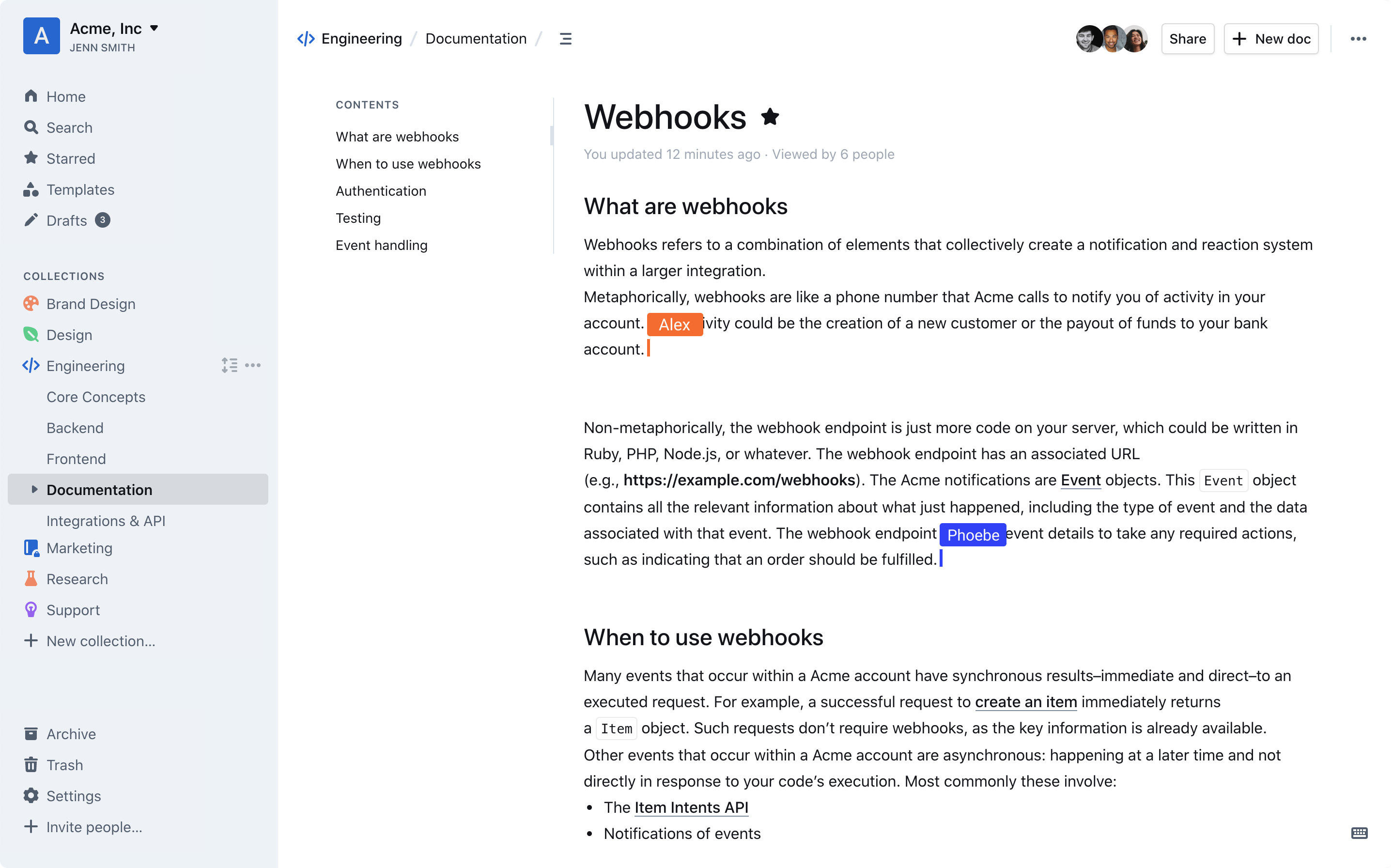 Outline Dashboard UI Image