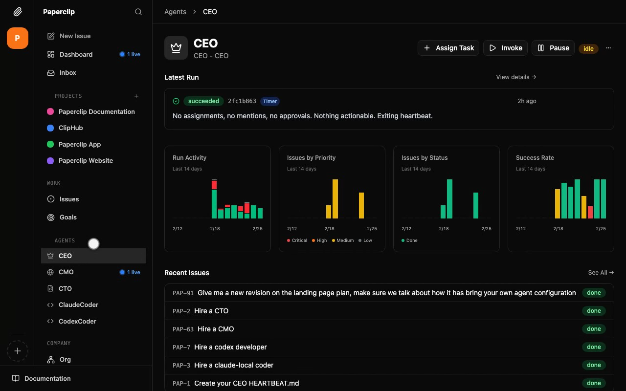 Hosting Paperclip on Railway Paperclip AI agent orchestration platform banner