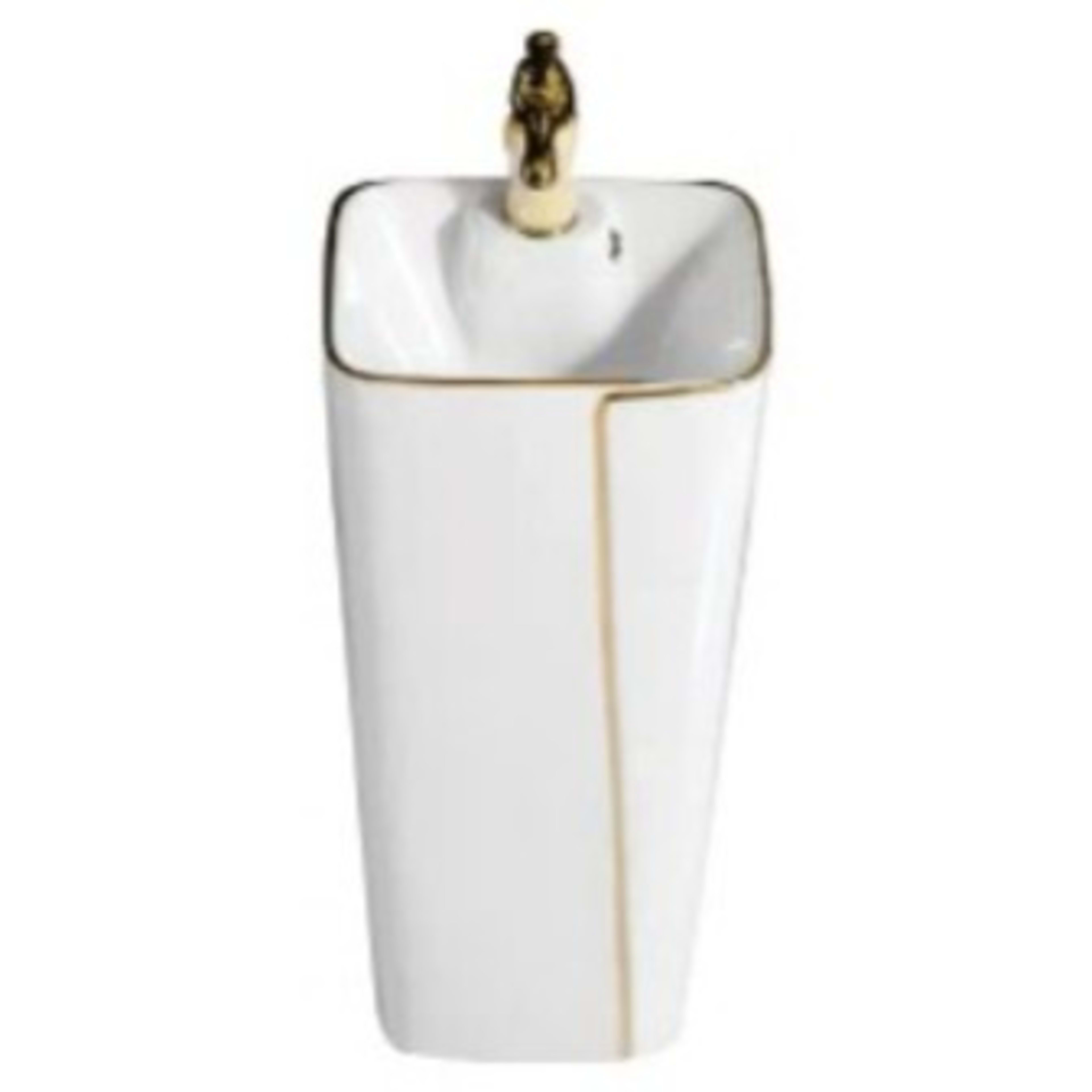 Lavabo trụ vuông L-T03