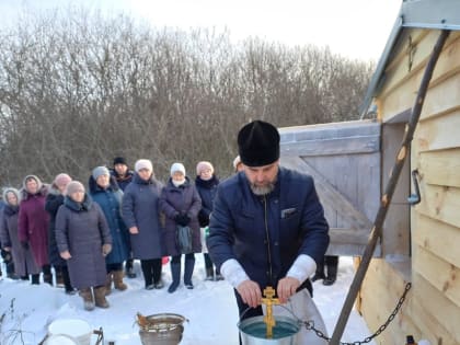 Освящение воды в Маресьево