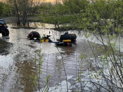 Сын депутата ЗСНО едва не утонул вместе с квадроциклом