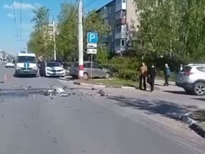 Дзержинский пенсионер на Toyota сбил мотоциклиста на дороге