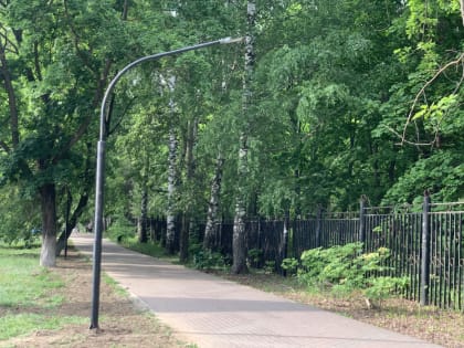 ​В Выксе продолжается модернизация уличного освещения