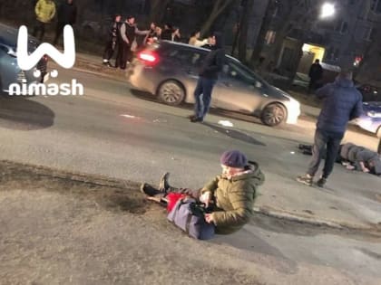 Появилось видео наезда автомобиля на пешеходов в Нижнем Новгороде