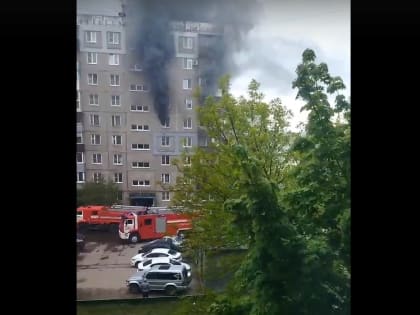 Пожар произошел в жилом доме на улице Комсомольской